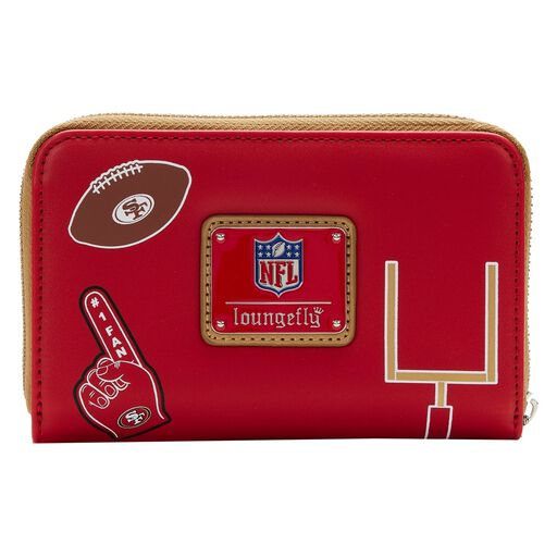 NFL San Francisco 49ers Patches Zip Around Wallet - US 3290