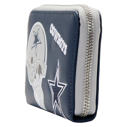 NFL Dallas Cowboys Patches Zip Around Wallet - US 3606