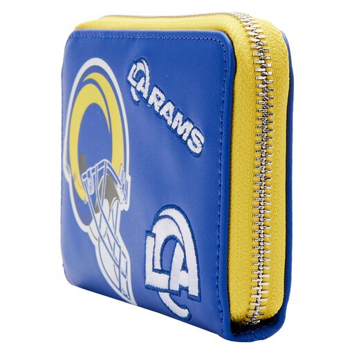 NFL Los Angeles Rams Patches Zip Around Wallet - US 7344