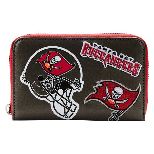 NFL Tampa Bay Buccaneers Patches Zip Around Wallet - US 5907