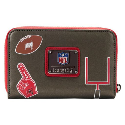 NFL Tampa Bay Buccaneers Patches Zip Around Wallet - US 5907