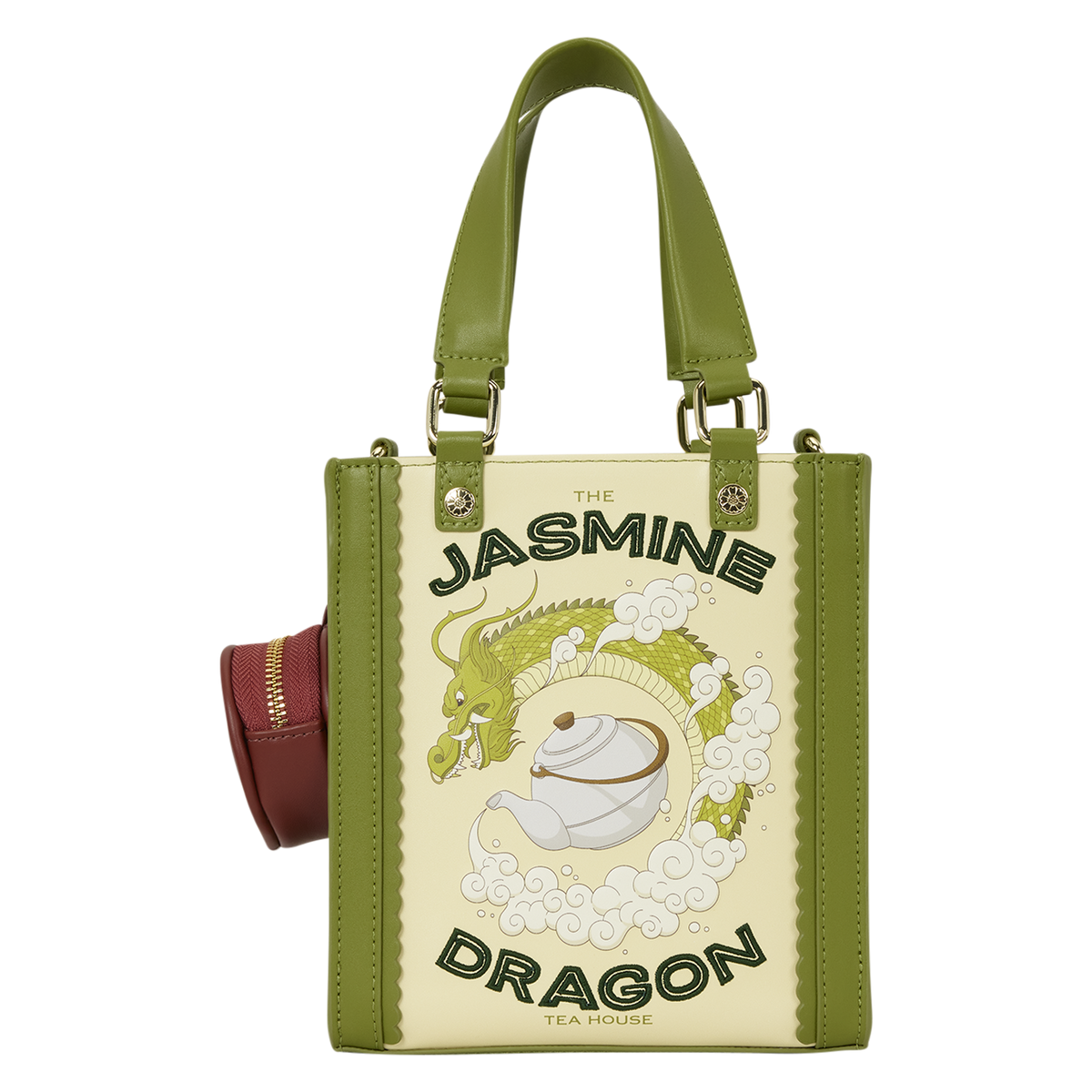 Avatar: The Last Airbender Jasmine Dragon Mini Tote Crossbody Bag with Coin Bag - US 2670