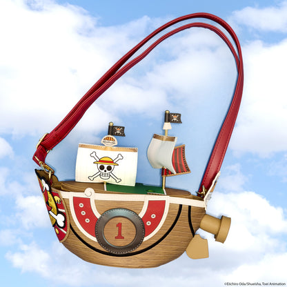 One Piece Thousand Sunny Ship Figural Crossbody Bag - US 5657