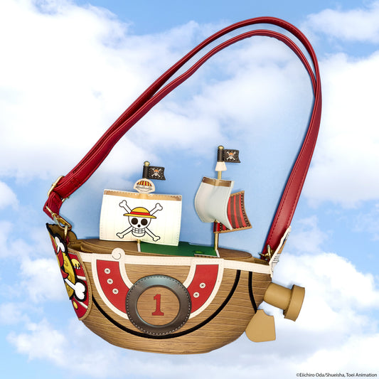 One Piece Thousand Sunny Ship Figural Crossbody Bag - US 5657