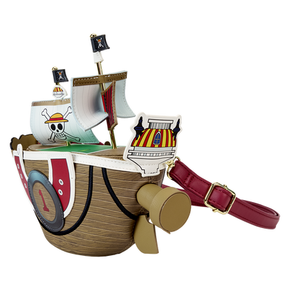 One Piece Thousand Sunny Ship Figural Crossbody Bag - US 5657