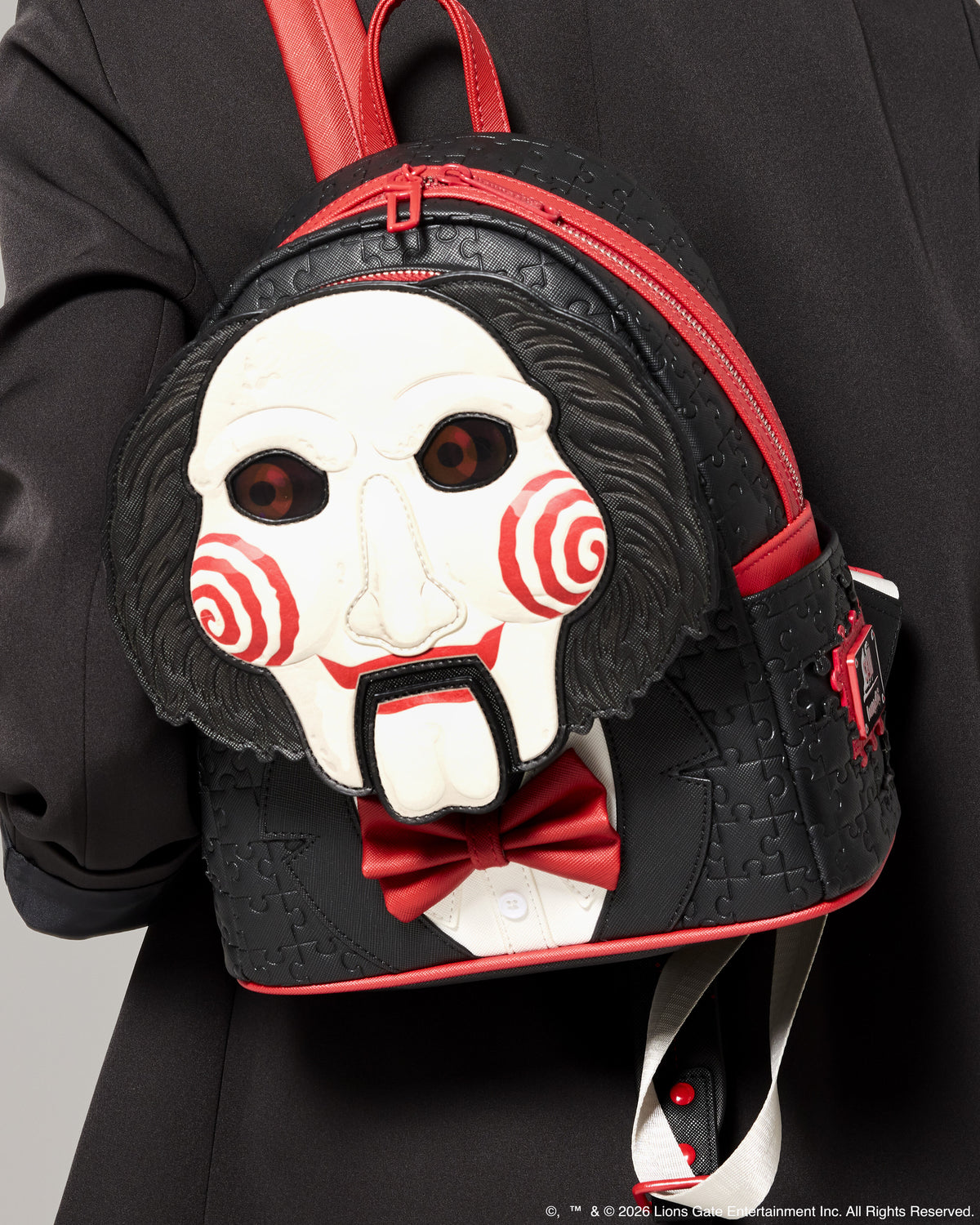 Saw Exclusive Billy Puppet Lenticular Cosplay Mini Backpack - US 6234