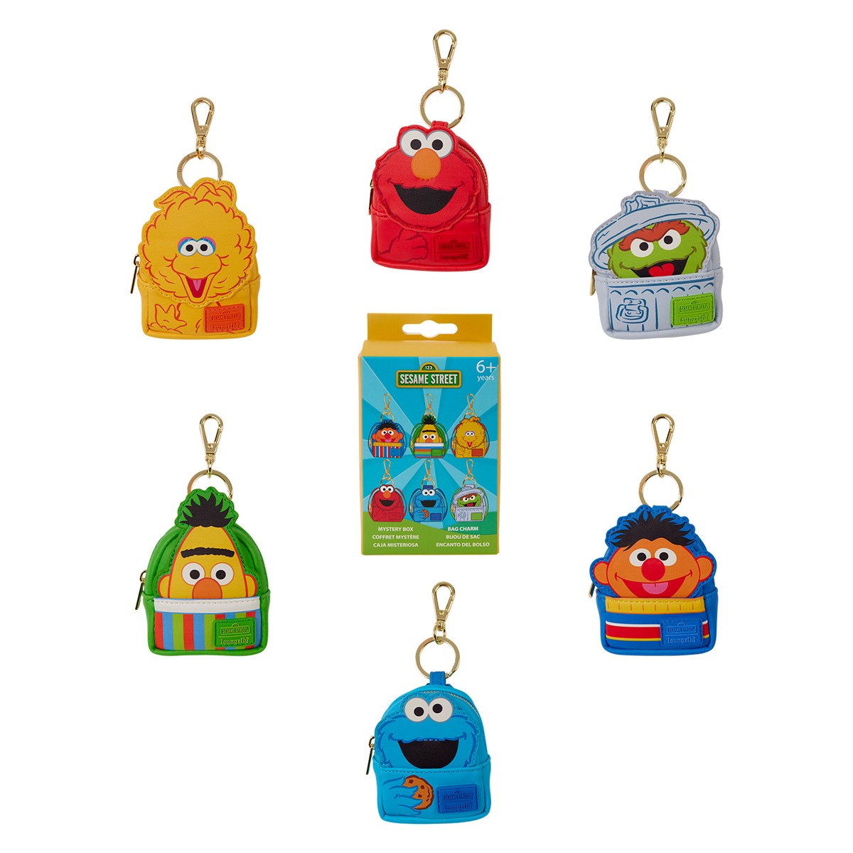 Sesame Street Exclusive Cosplay Mystery Mini Backpack Keychain Charm - US 6155