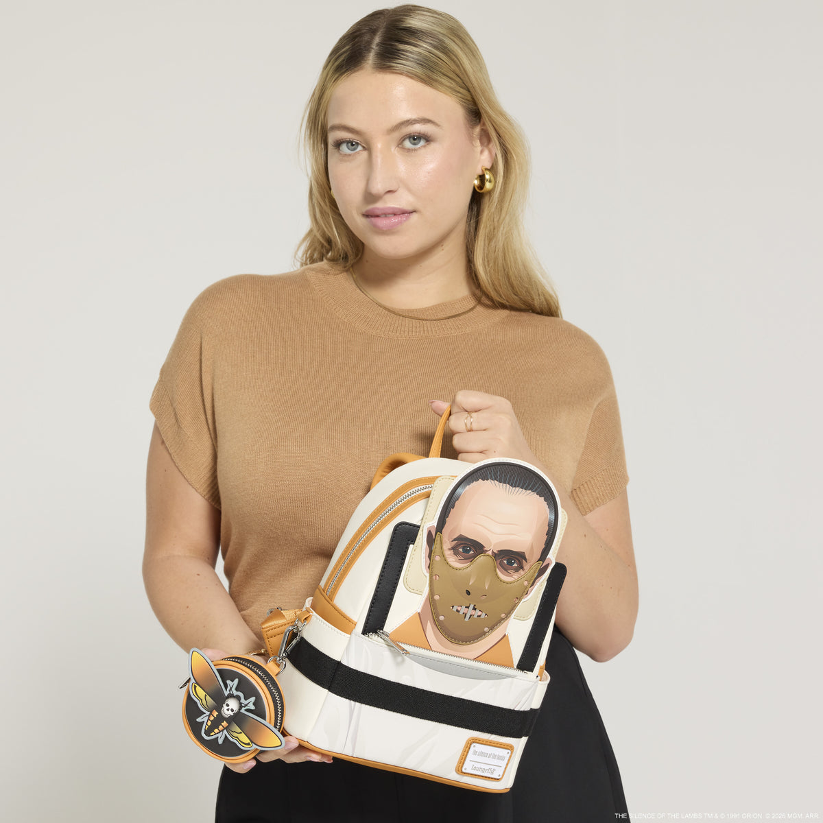 The Silence of the Lambs Exclusive Hannibal Lecter Cosplay Mini Backpack with Coin Bag - US 7061