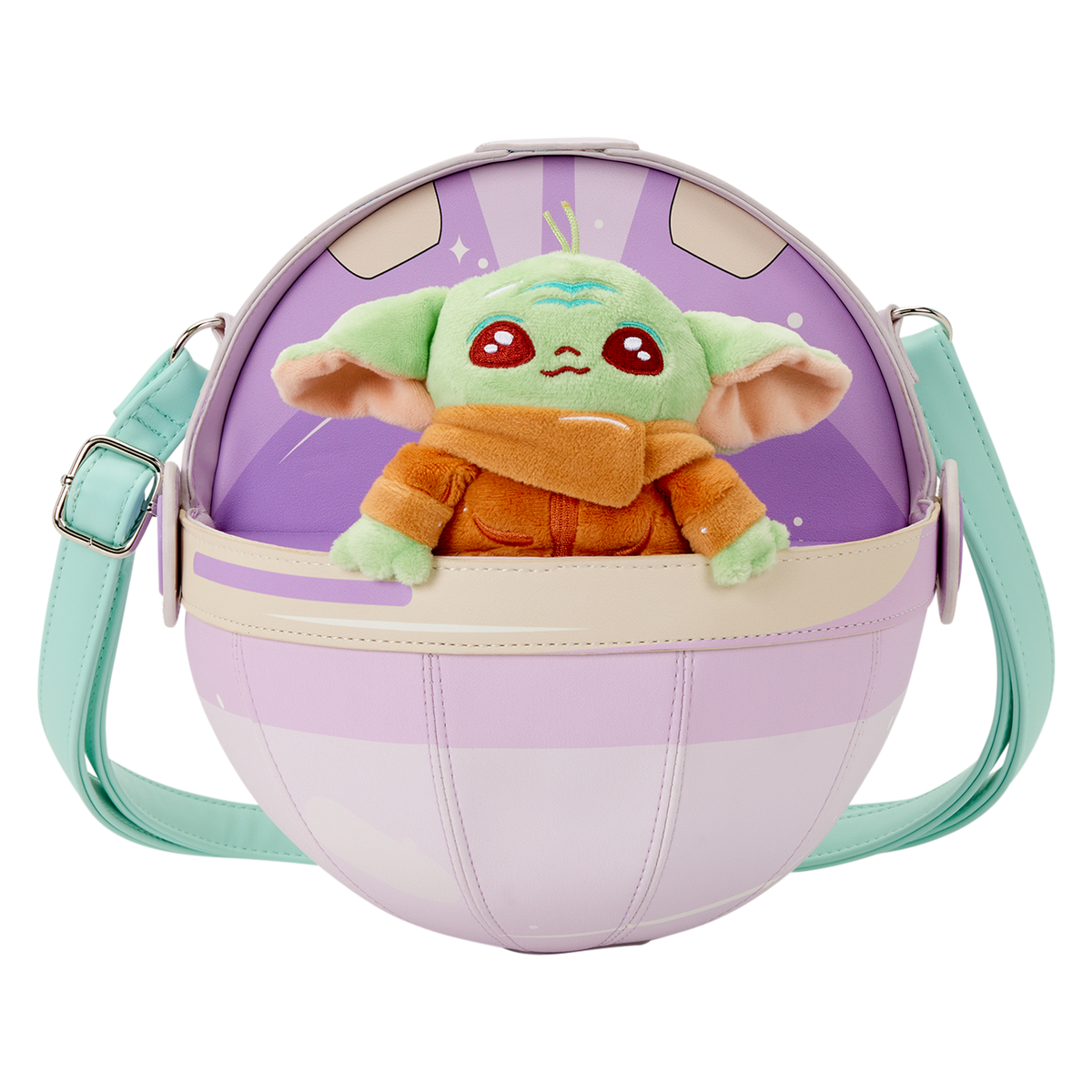 The Mandalorian Grogu Figural Pod Plush Crossbody Bag - US 7813
