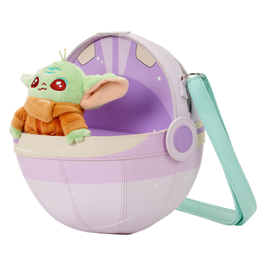 The Mandalorian Grogu Figural Pod Plush Crossbody Bag - US 7813