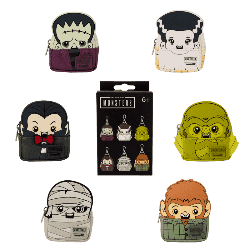 Universal Monsters Cosplay Mystery Mini Backpack Keychain Charm - US 4432