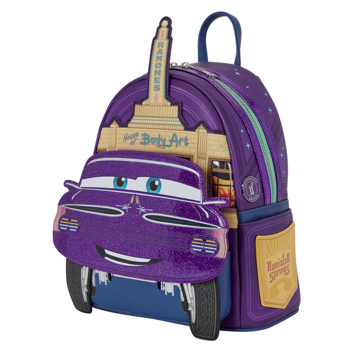 D23 Exclusive Cars Ramone Cosplay Glow Mini Backpack - US 7211