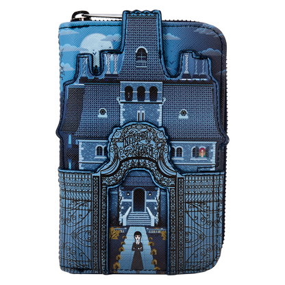 Wednesday Nevermore Academy Castle Zip Around Wallet - US 1290