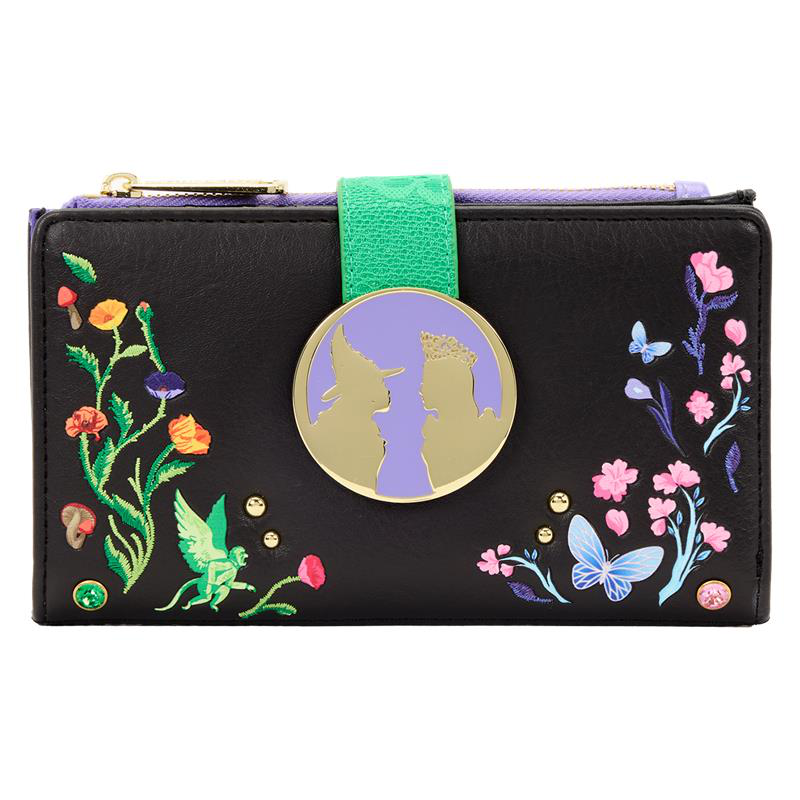 Wicked Glinda & Elphaba Floral & Lace Flap Wallet - US 6408