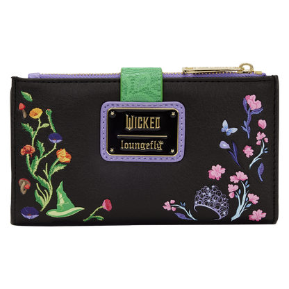 Wicked Glinda & Elphaba Floral & Lace Flap Wallet - US 6408