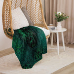 Wicked Elphaba Grimmerie Sherpa Blanket - US 0534