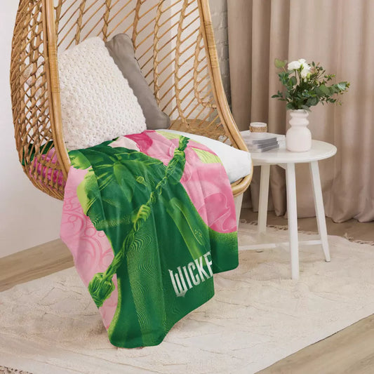 Wicked Elphaba Glinda Sherpa Blanket - US 2797